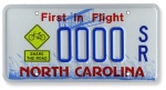 NC license Plate