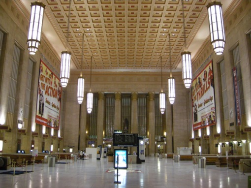 Inside Philadelphia 30th Street Station